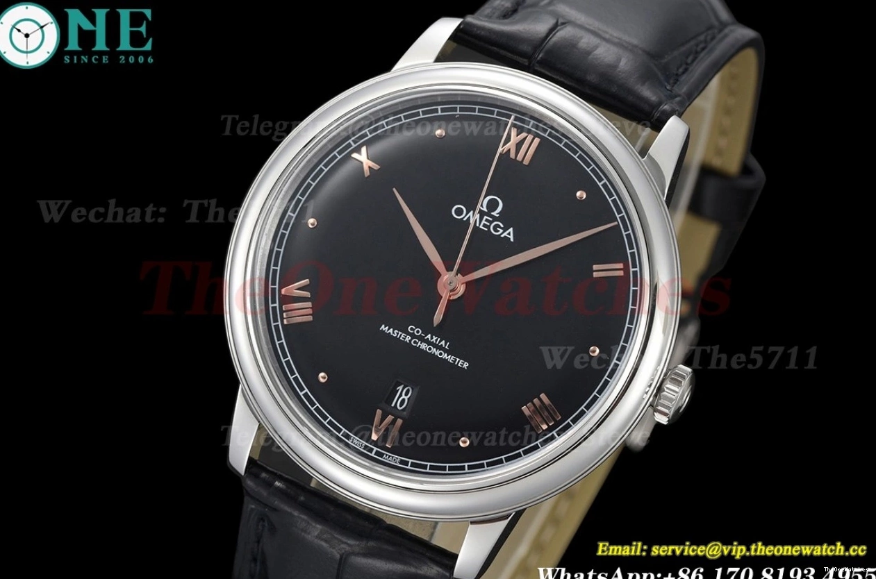 A8800 Ville 40mm Black LE De SS Date Prestige Dial BLSF 0425